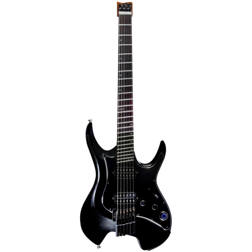 Mooer GTRS Guitars Wing 800 Intelligent Guitar Pearl Black Headless Electric Guitar with Gig Bag