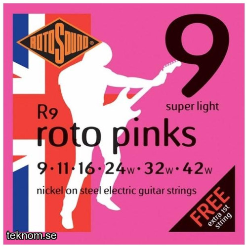 Rotosound R9 Pink 009-042