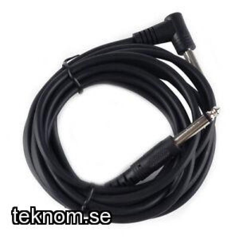 3 pack Instrumentkabel 6,3mm standard